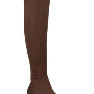 Calvin Klein Womens Deedee Faux Suede Tall Over-the-Knee Boots (5.5M)